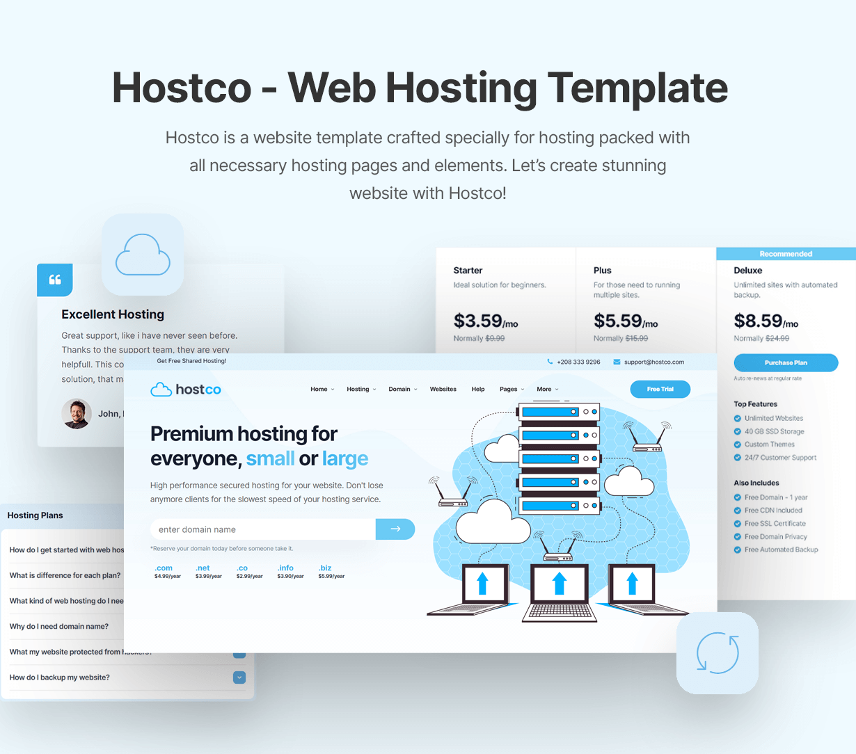 Hostco - Premium Web Hosting Template - 2